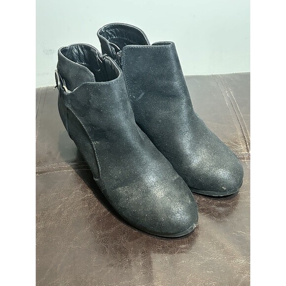 Rampage Women's Ankle Boots Wedge Black Size 7 - Picture 2 of 8